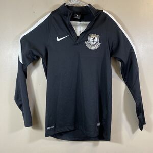 Nike Puma Futbol Club Shirt Kansas City Mens Small Long Sleeve 1/4 Zip